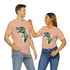 Stained Glass Velociraptor - Short Sleeve Tee